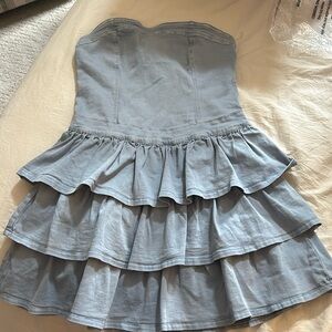 Mustard Seed denim dress. Size S.